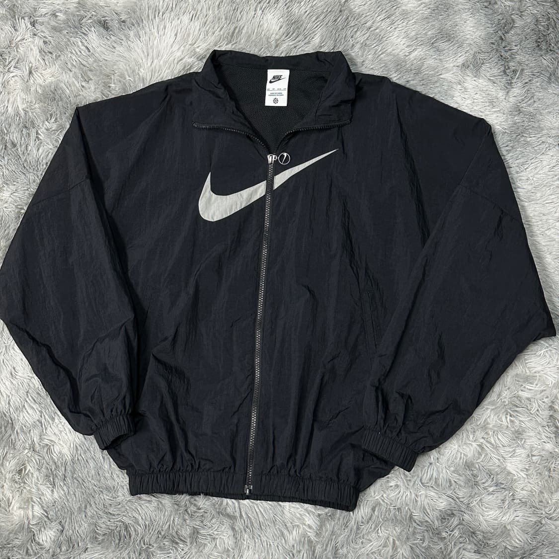 나이키 nsw 에센셜 우븐 자켓 블랙 xs 상품이미지1