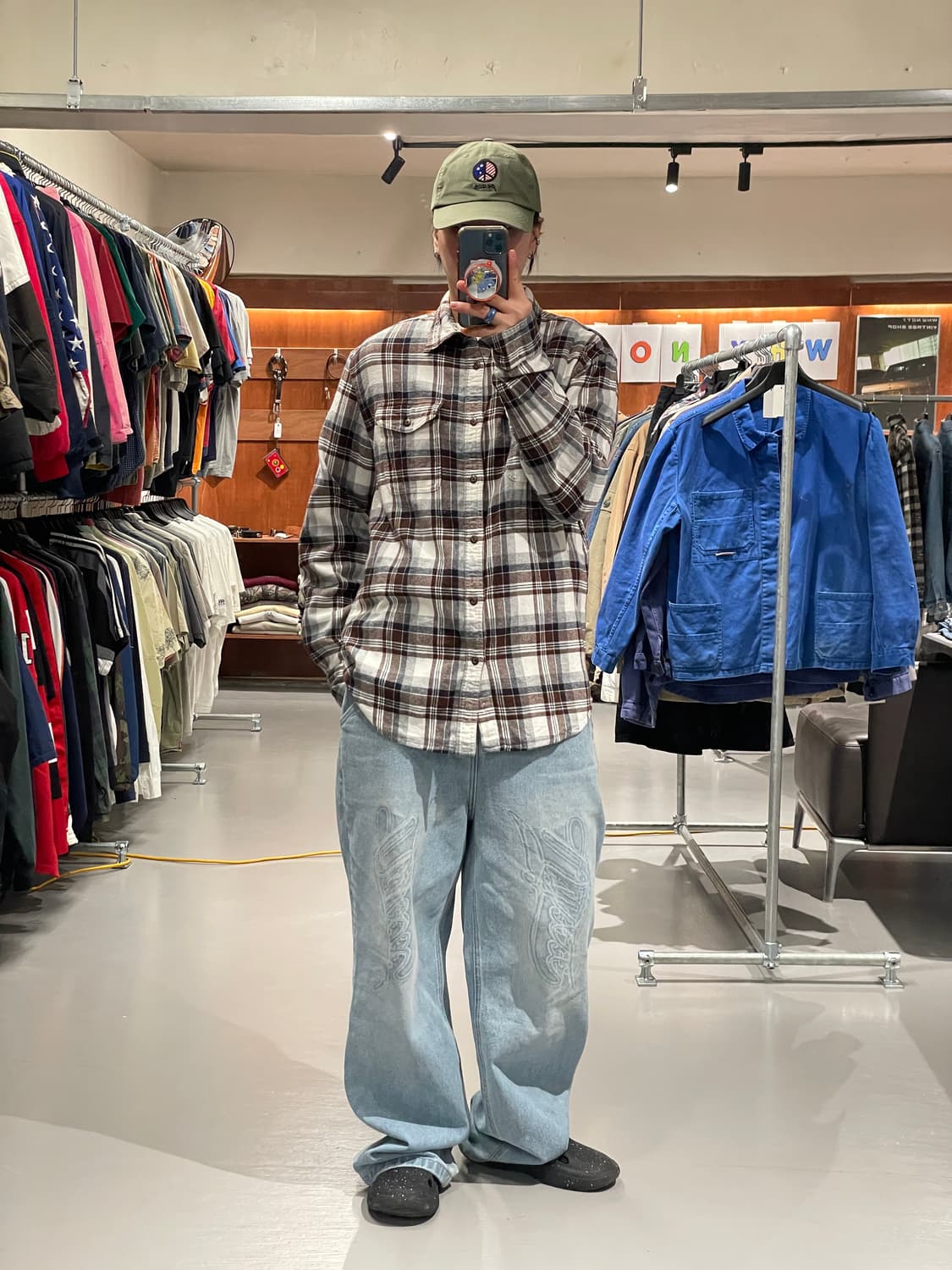 빈티지 플란넬 셔츠 상품이미지2