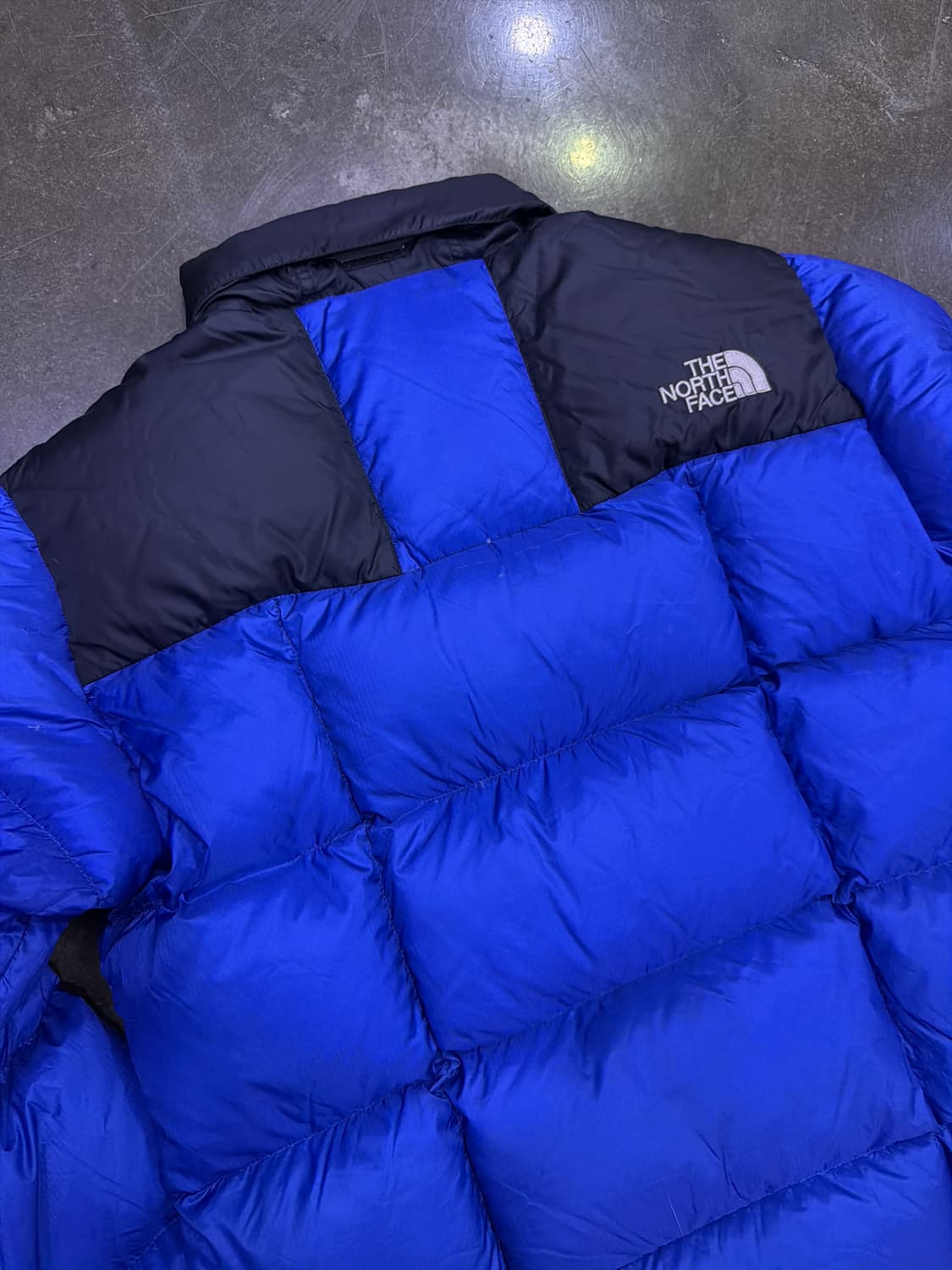 노스페이스 써밋 로체 800 구스다운 패딩 점퍼 블루 95 상품이미지8