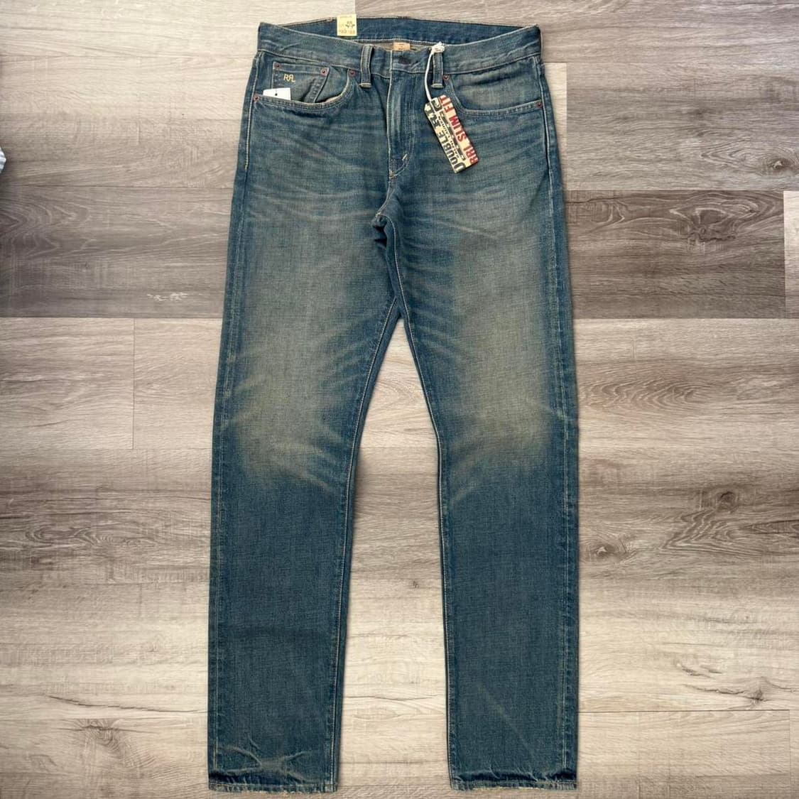 RRL 더블알엘 슬림 핏 셀비지 데님 상품이미지2