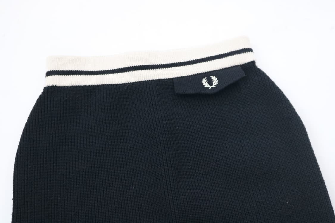 Fred Perry 프레드페리 빈티지 스트라이프 밴딩 니트 스커트 상품이미지3
