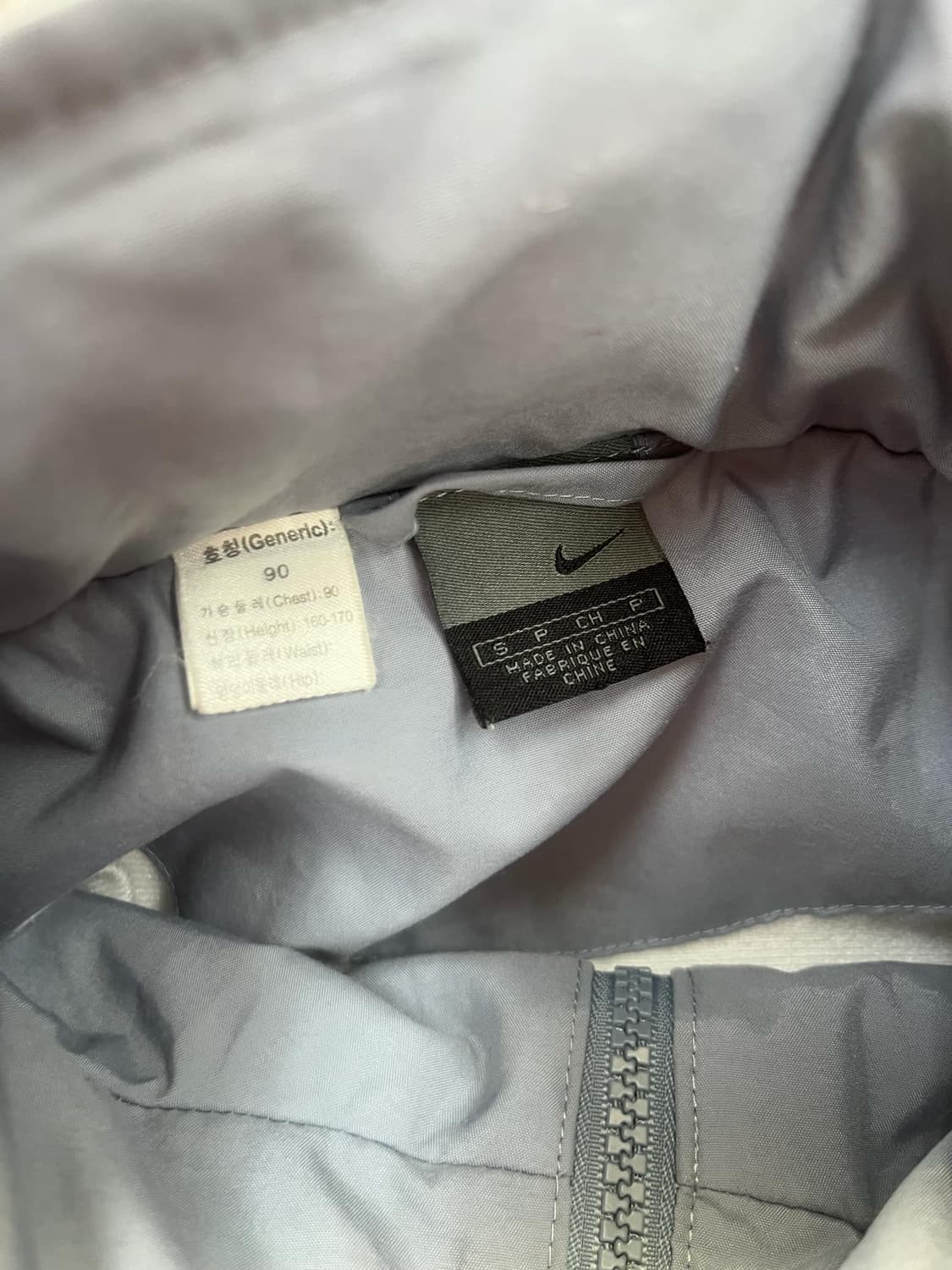 00s 나이키 테니스로고 스카이블루 아노깔 바람막이 집 상품이미지5