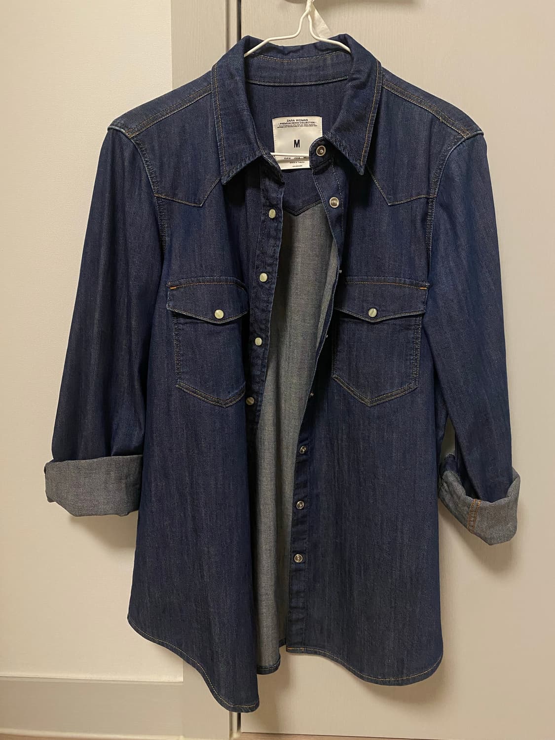 자라 데님 셔츠 M 상품이미지1