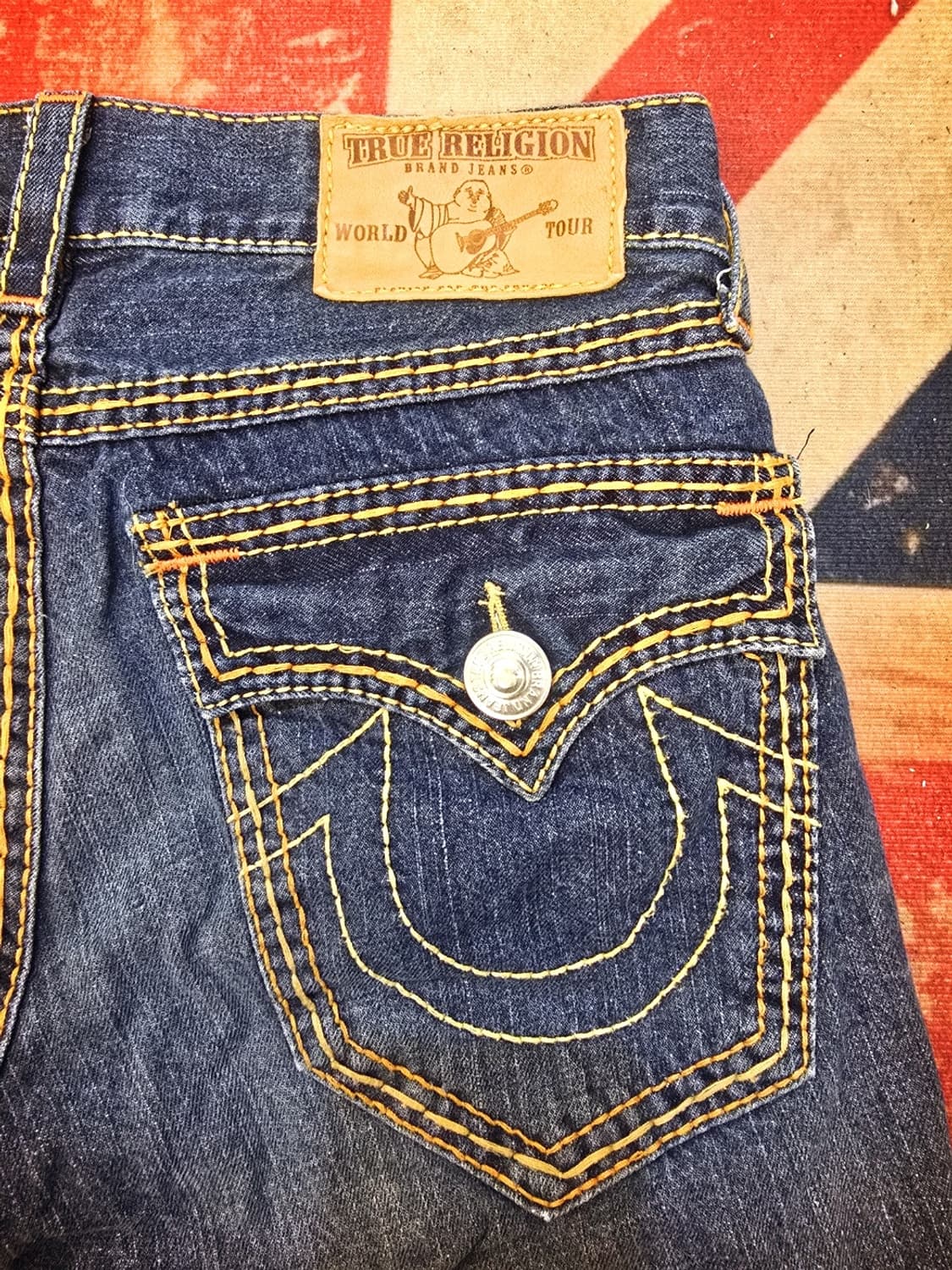 🇺🇲트루릴리젼(True Religion) 플랩ㅇ포켓 데님 반바지 상품이미지3