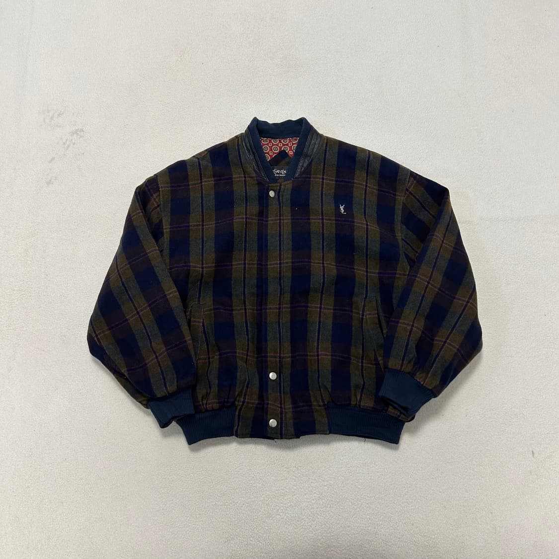 입생로랑 모직 블루종 상품이미지1