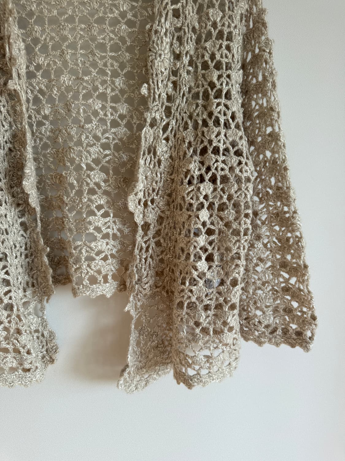 SM2 코튼 니트 시스루 가디건 상품이미지3