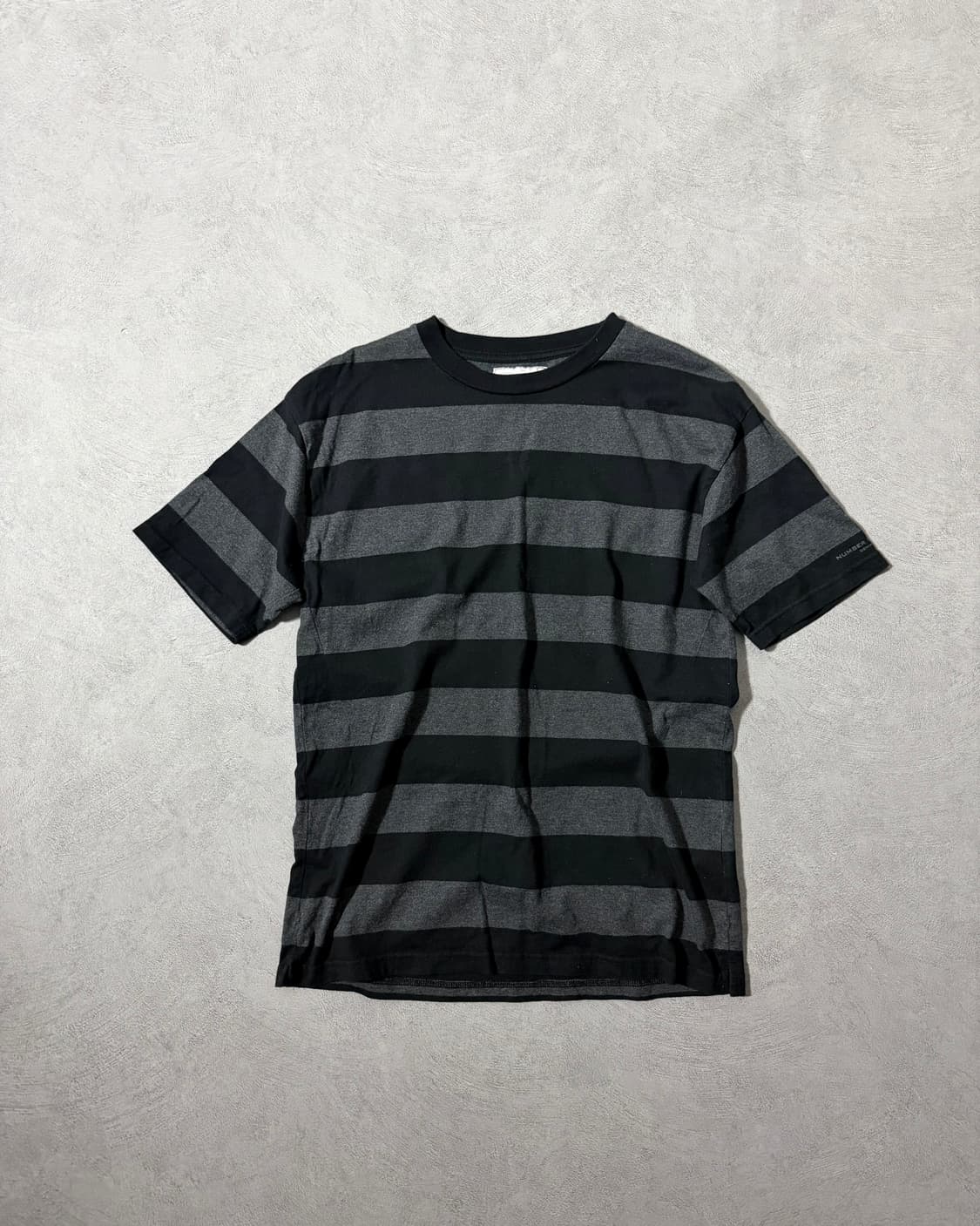 Number (N)ine Border Stripe Tee 상품이미지1