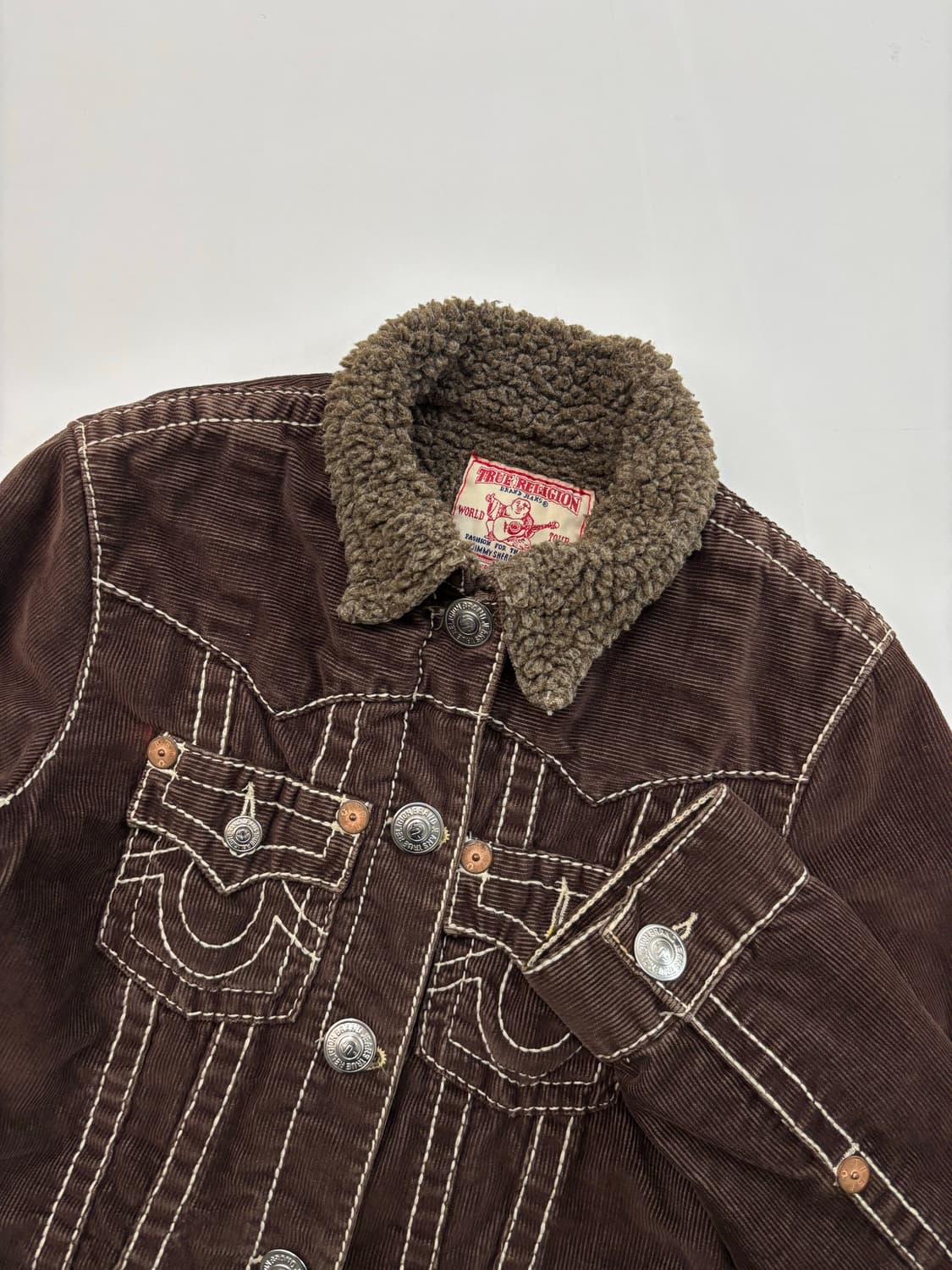 True Religion 트루릴리전 브라운컬러 코듀로이 웨스턴 자켓 상품이미지6