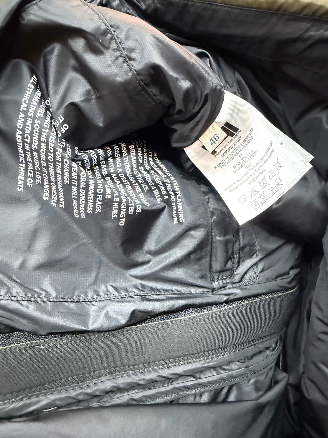 46/ AI 라이더스온더스톰 고글 다운 패딩 점퍼 상품이미지10