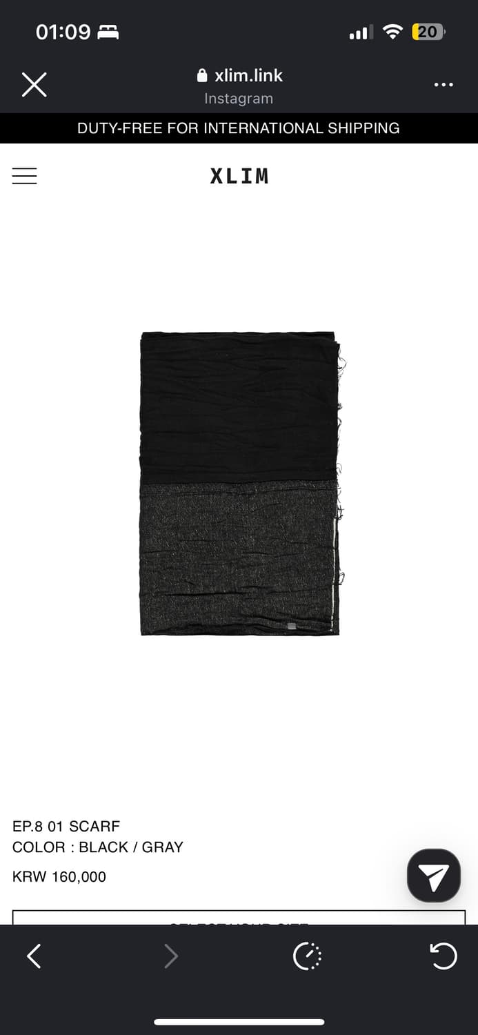 Xlim ep.8 01 scarf  상품이미지2