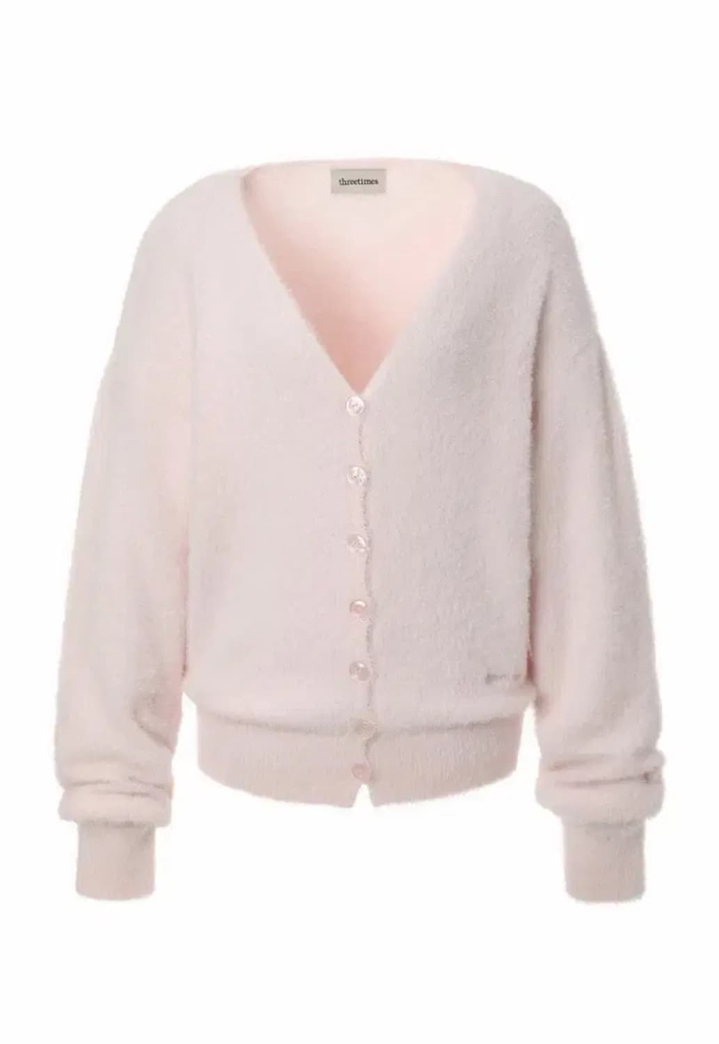 [새상품] 쓰리타임즈 페어리 니트 가디건 핑크 상품이미지1