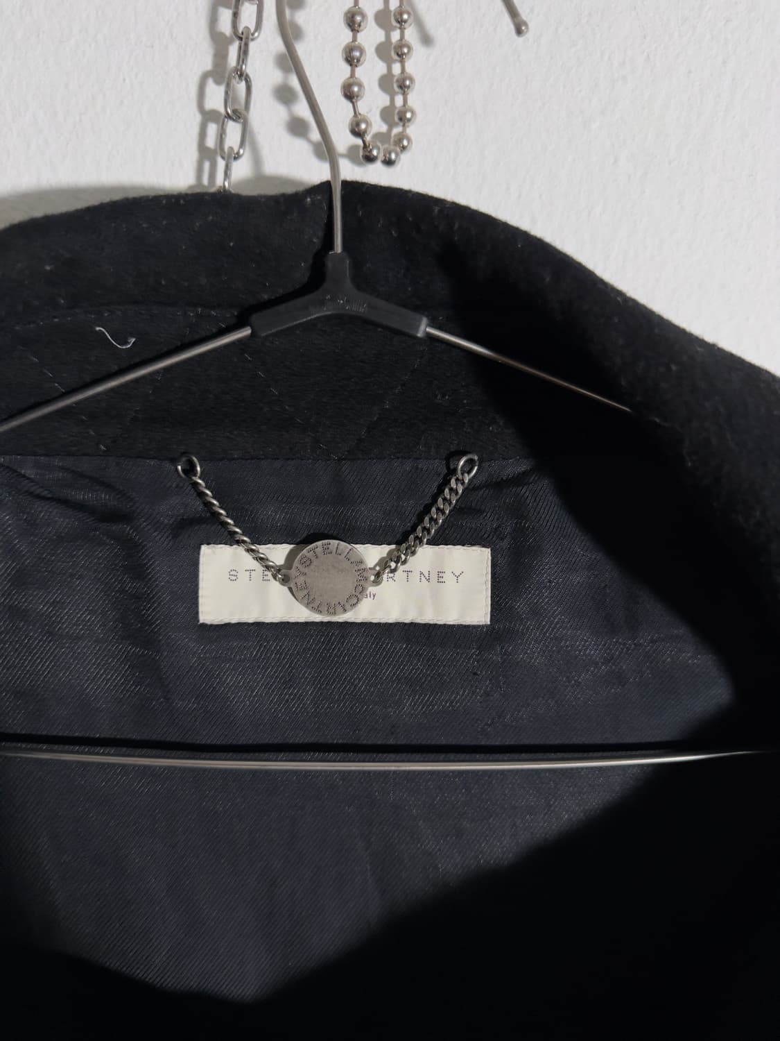 스텔라맥카트니 하이넥 드레이프 펜싱자켓 크롭코트 상품이미지5