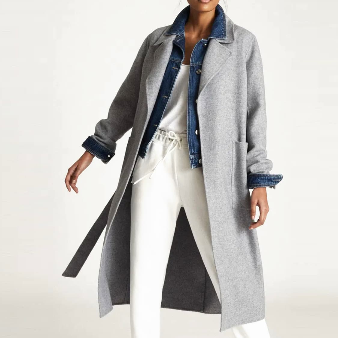 리스(REISS) 벨티드 울코트 55 새상품 상품이미지3