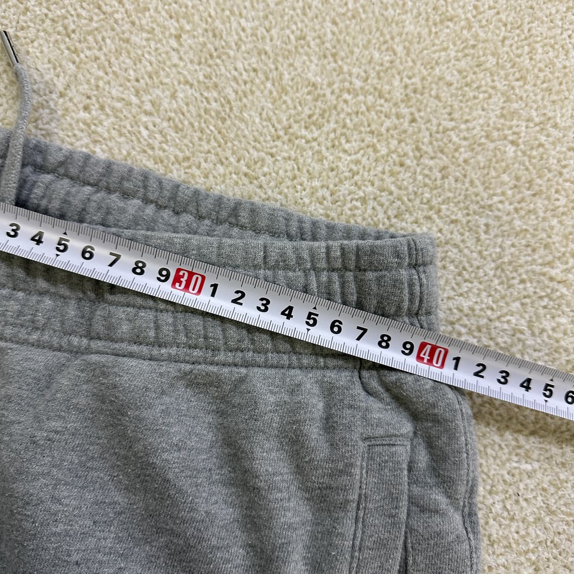 L 무신사 스탠다드 그레이 트레이닝 팬츠 0319D 상품이미지5