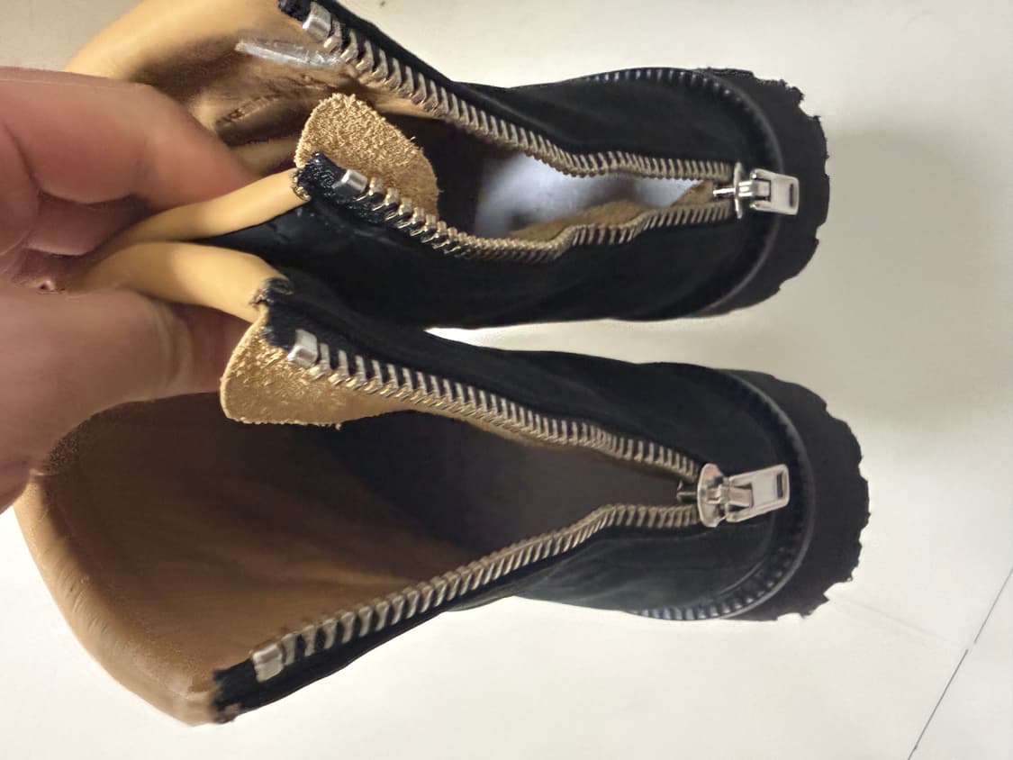 MM6 메종 마르지엘라 디스트레스 토 앵클 부츠 상품이미지6