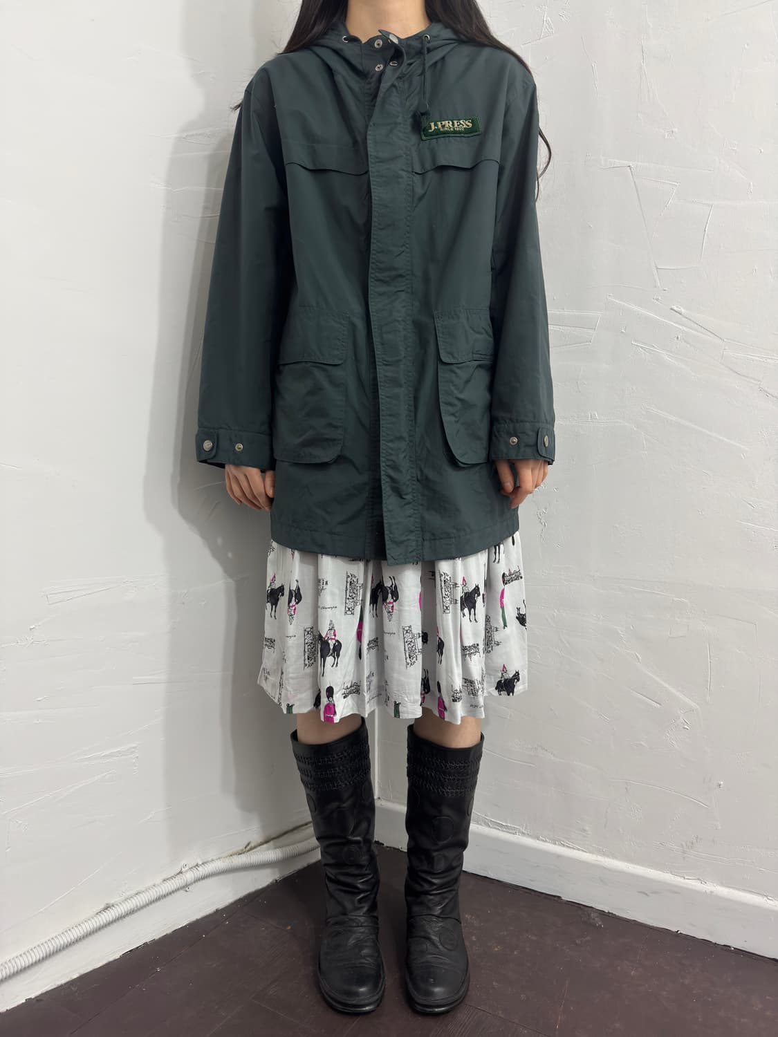 printing midi skirt 상품이미지2