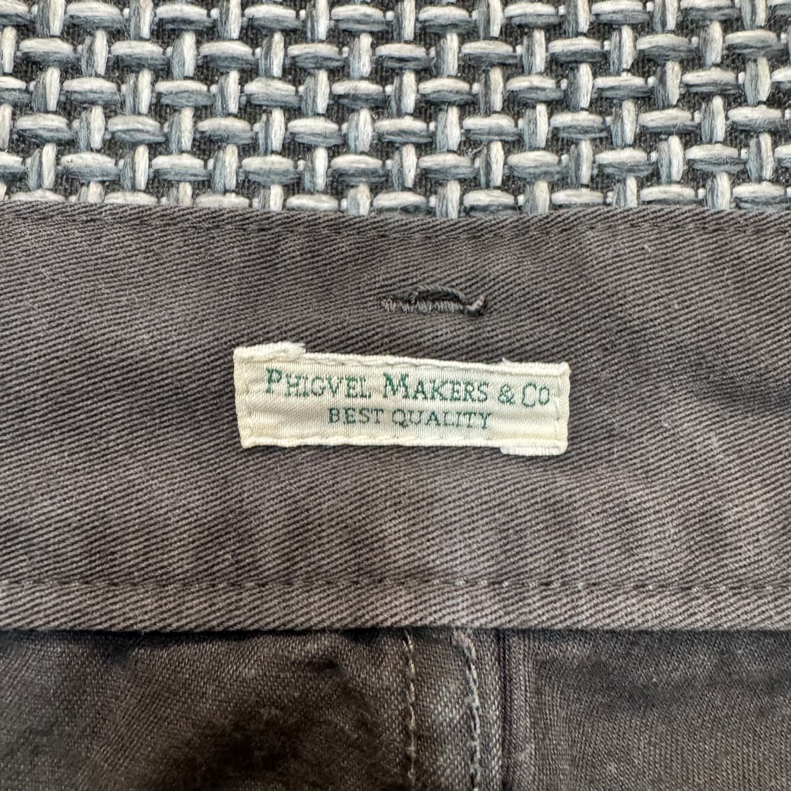 PHIGVEL 코튼 팬츠 차콜 ( 29/OLD-8259 ) 상품이미지4