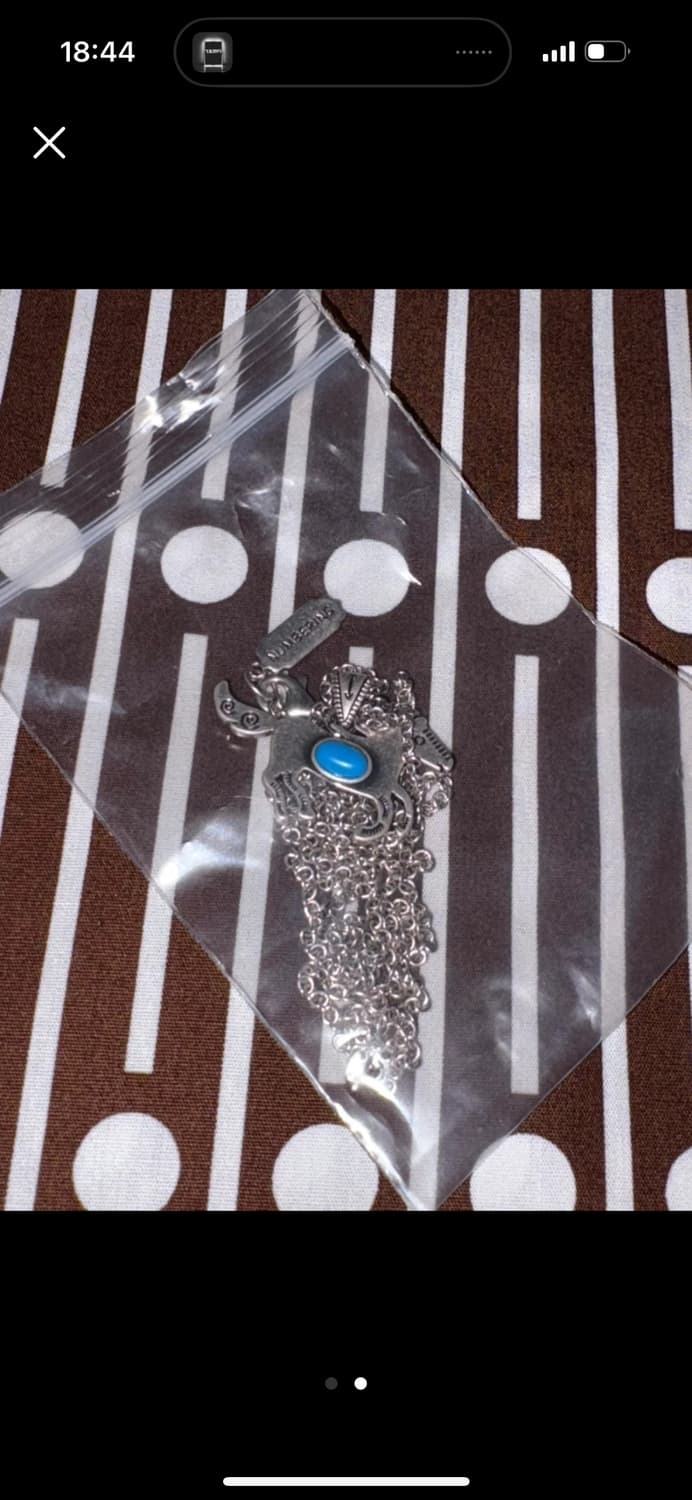 넘버링 6763 말 터키석 목걸이 상품이미지2