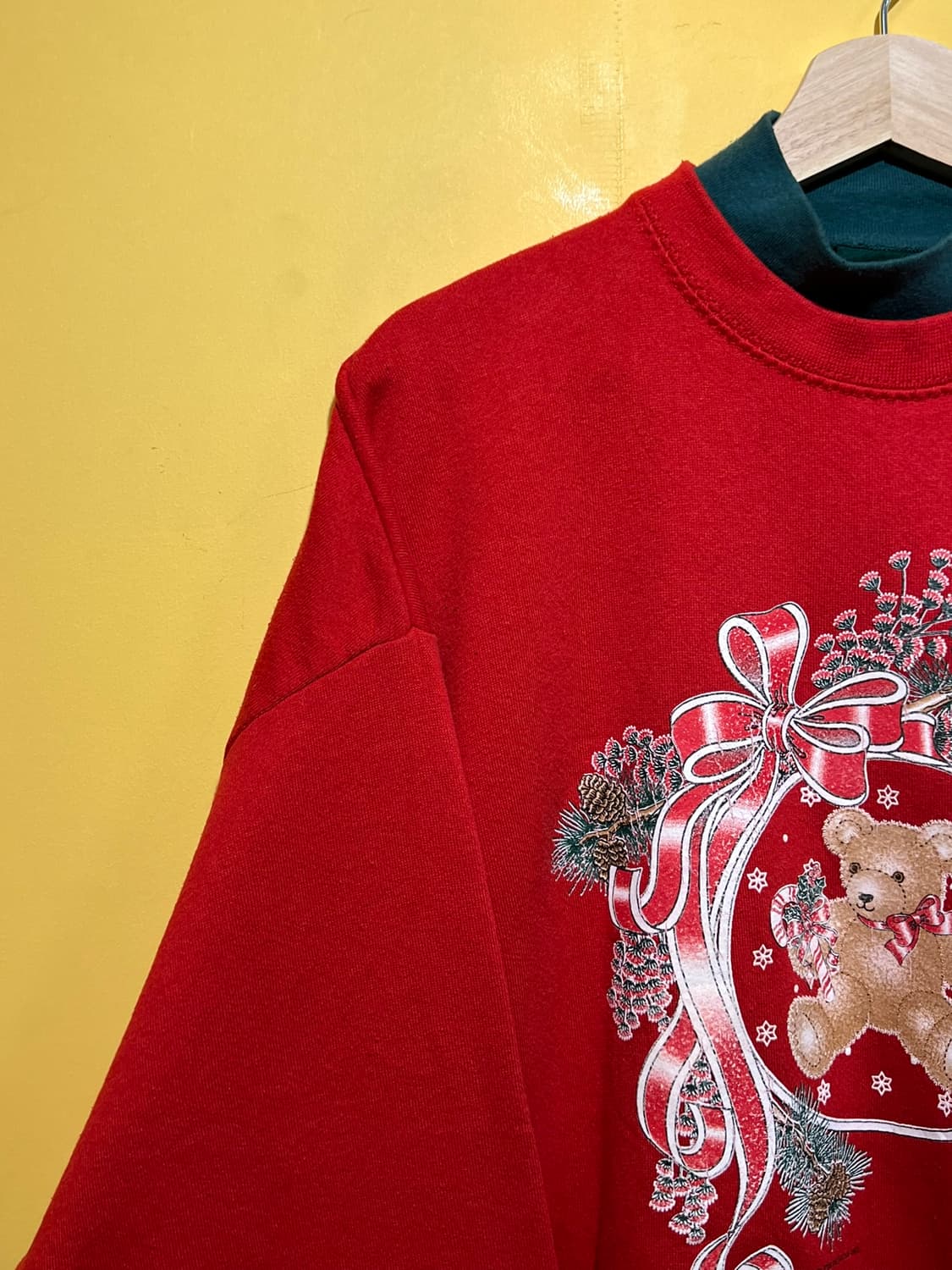 90s [XL] USA 크리스마스 홀리데이 빈티지 스웻셔츠 상품이미지5