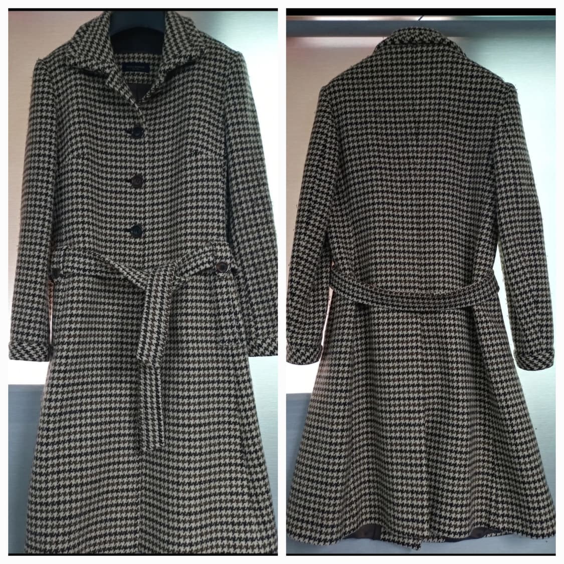 이태리 정품 PIAZZA SEMPIONE 하운드투스 코트 상품이미지1