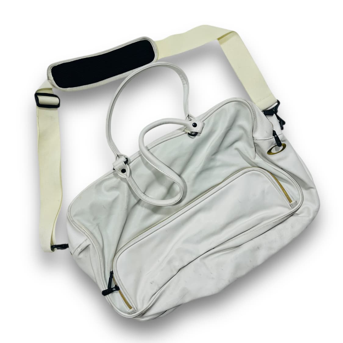 오클리 스컬 골드 자수 로고 화이트 보스턴 크로스백 상품이미지7