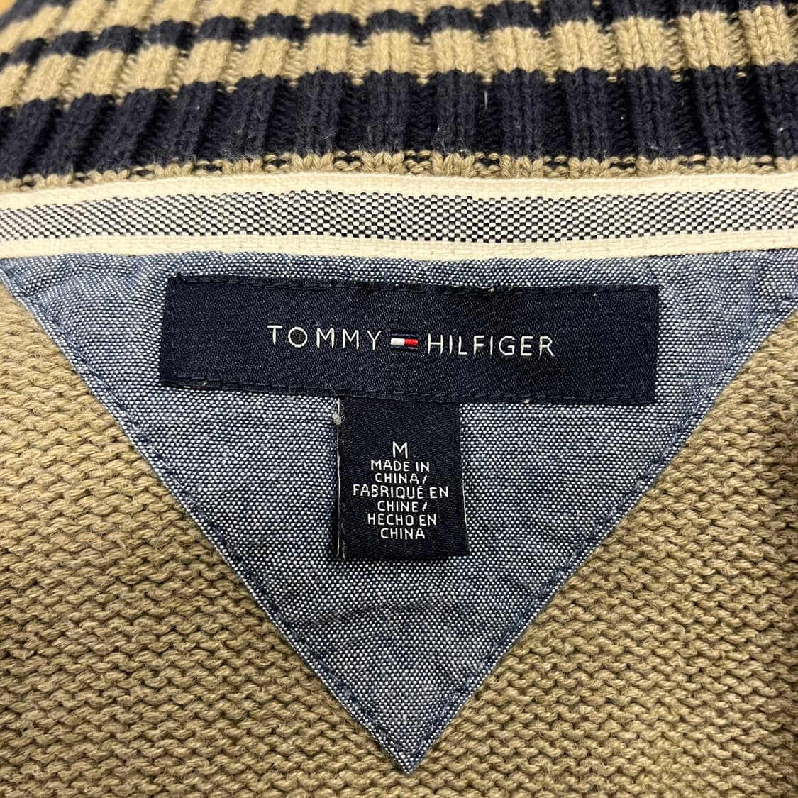 타미힐피거 연카키 니트집업 상품이미지5