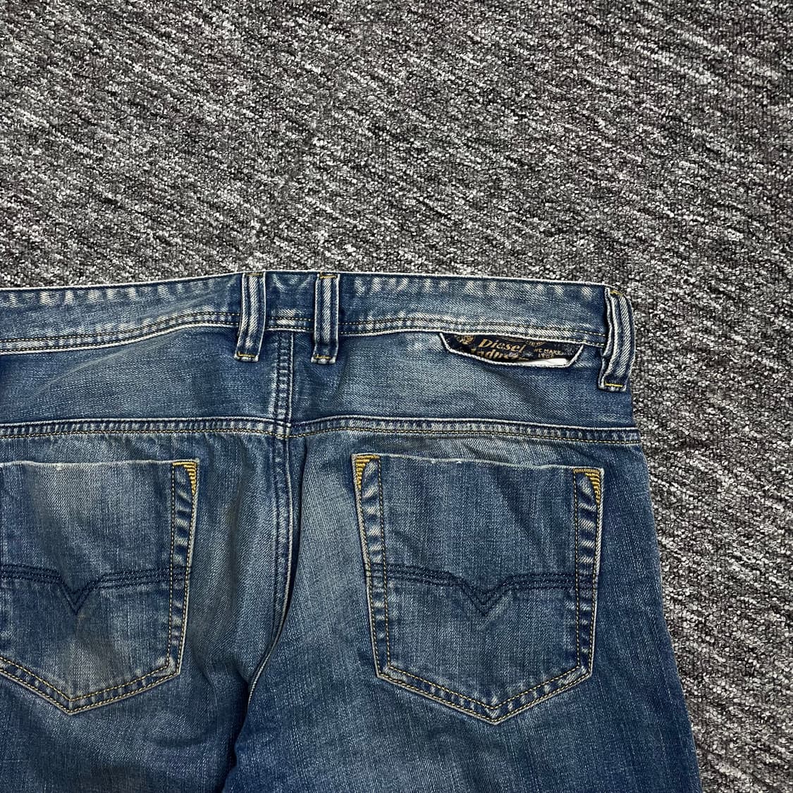 디젤 사파도 아카이브 워싱 데님 바이커 팬츠y 1652 상품이미지5