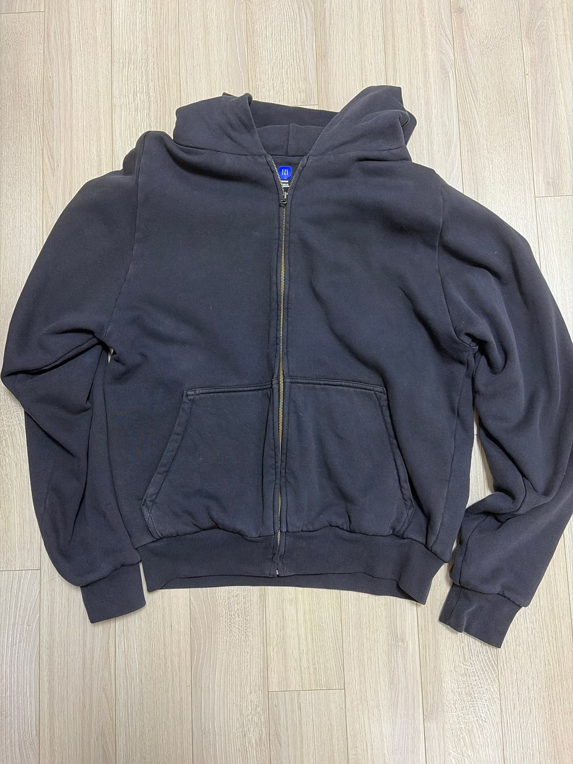 이지 YZY 집업 후드 블랙 상품이미지2