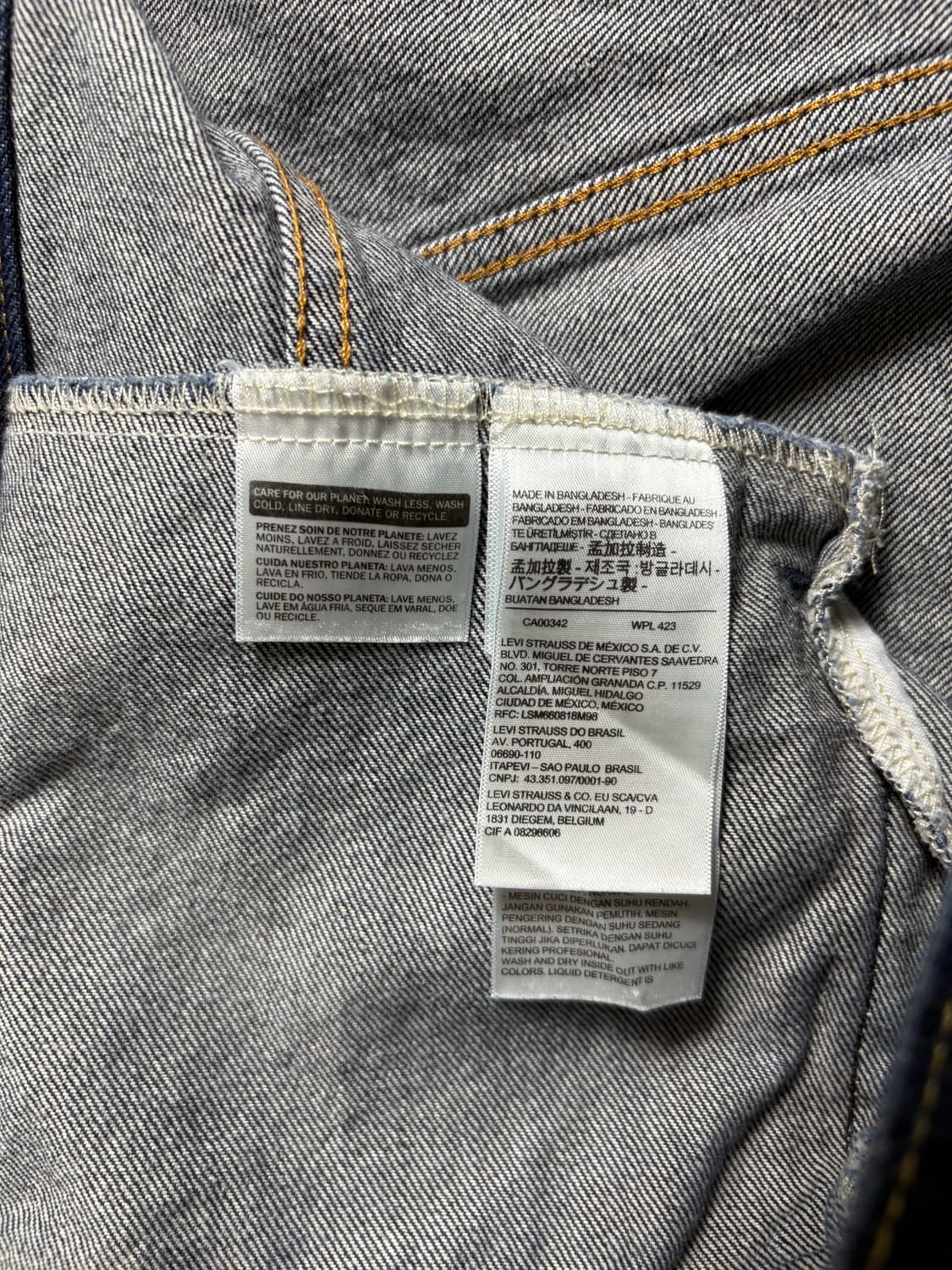 Levis 리바이스 데님 트러커 자켓 XL 상품이미지4