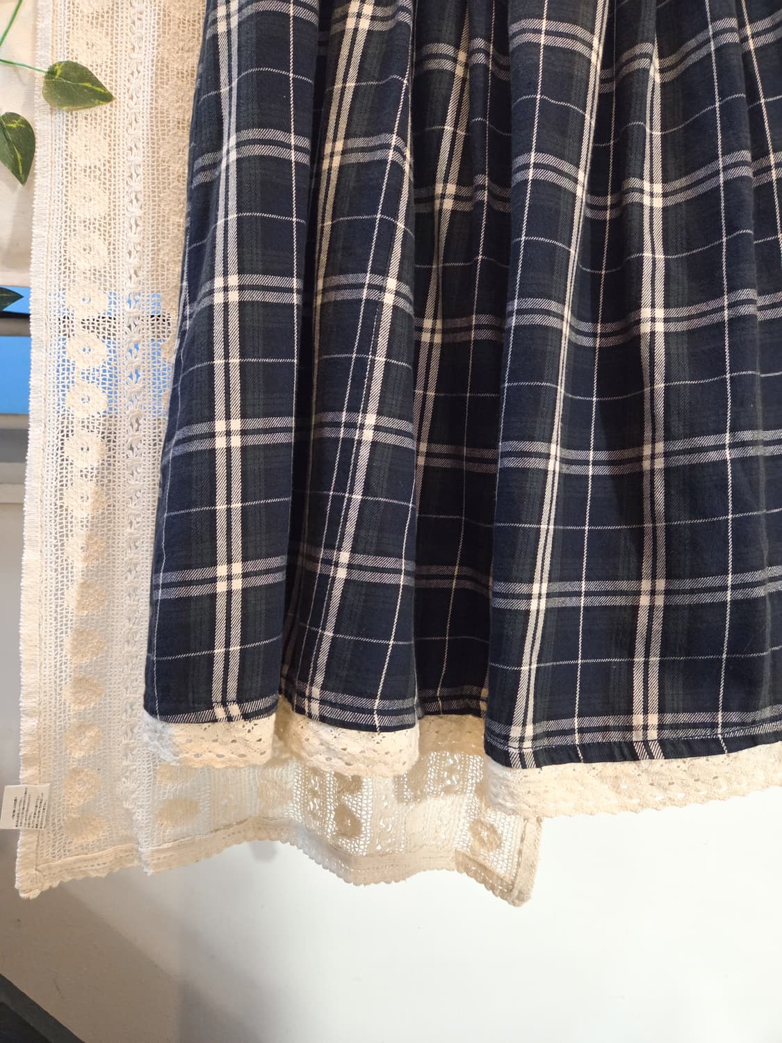 너드 체크 스커트 상품이미지4