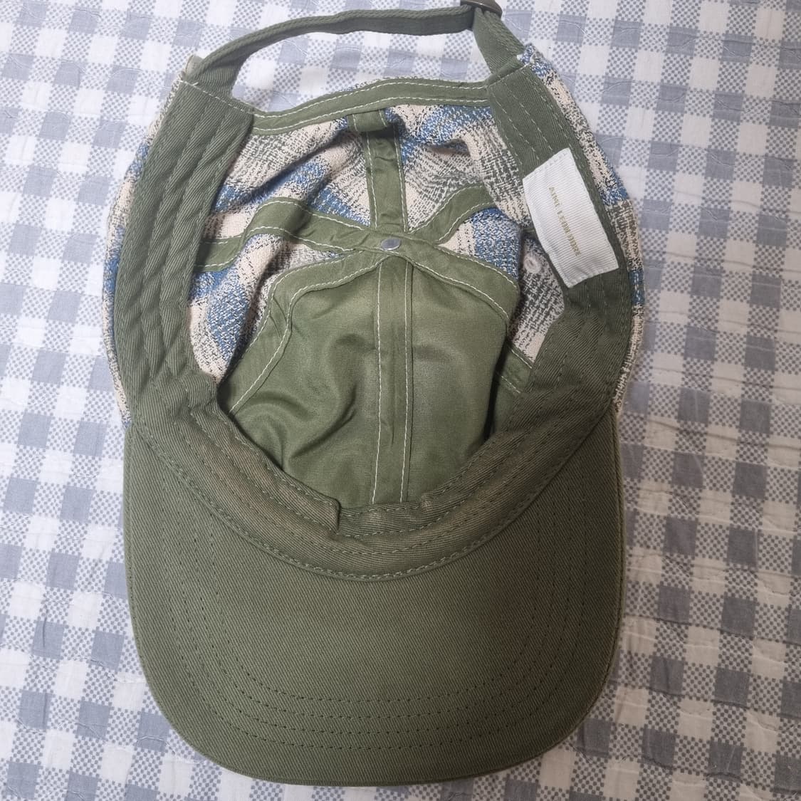 에임레온도르 체크 볼캡 모자 레어 상품이미지2