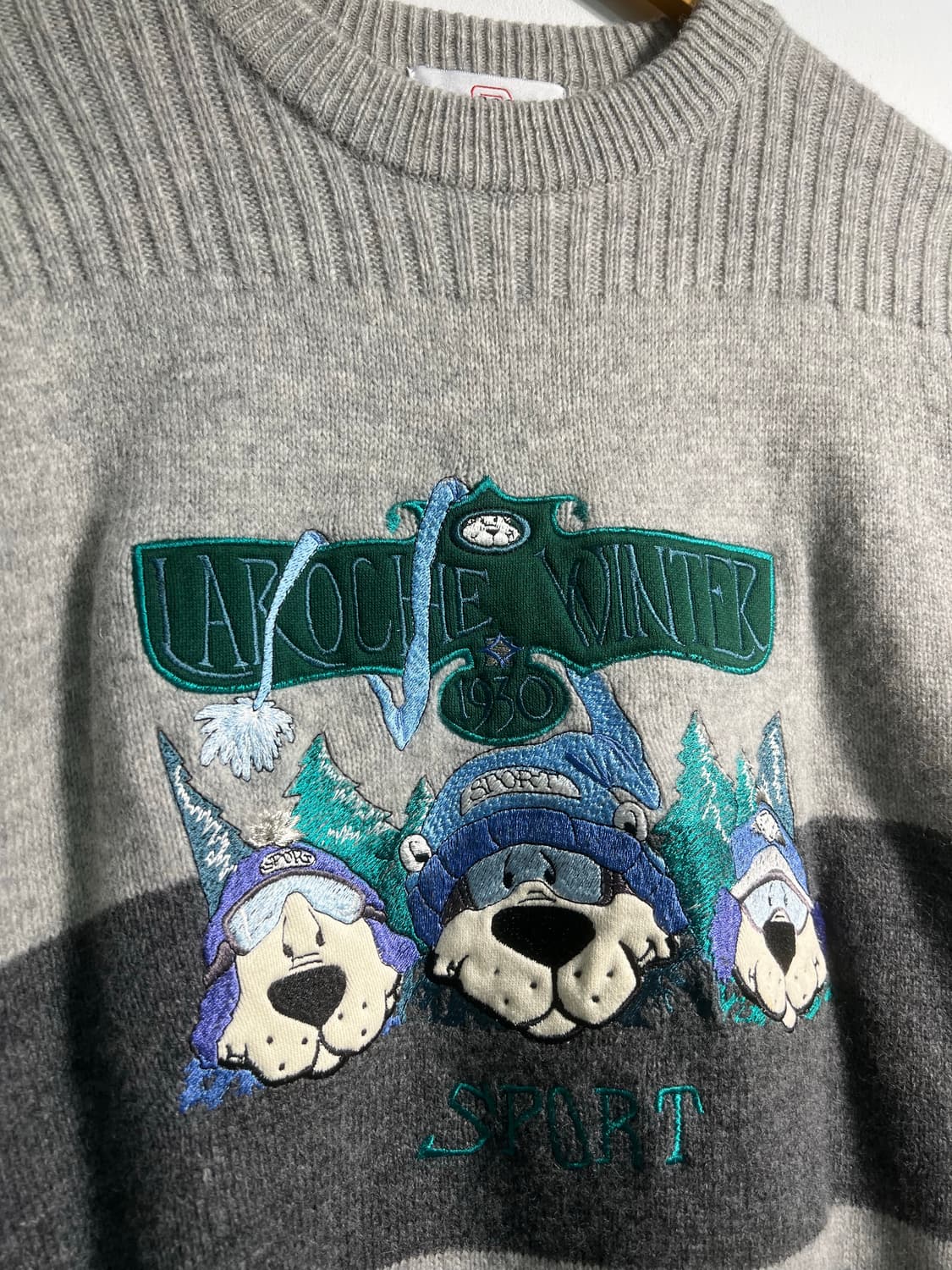 Wool 100% 울100% 곰돌이 니트 상품이미지5