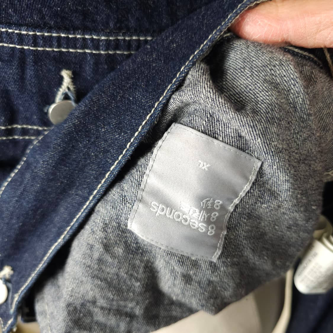 8세컨즈 청자켓 남자105사이즈  상품이미지4