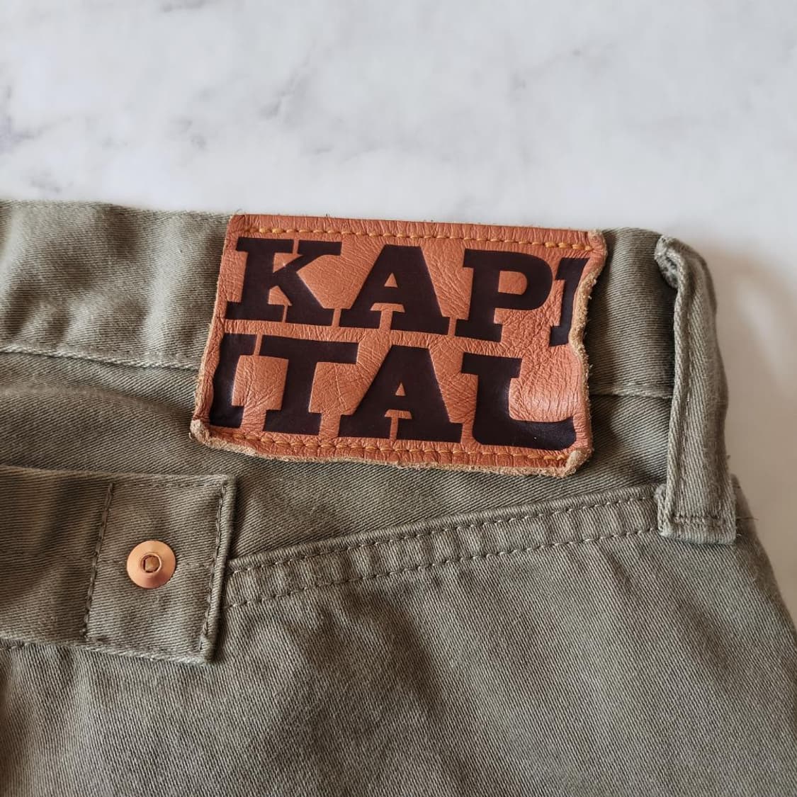 캐피탈 5P 오카길리 본 자수 치노 팬츠 상품이미지8