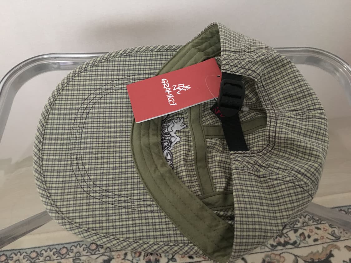 그라미치 체커드 롱빌캡 모자 상품이미지5