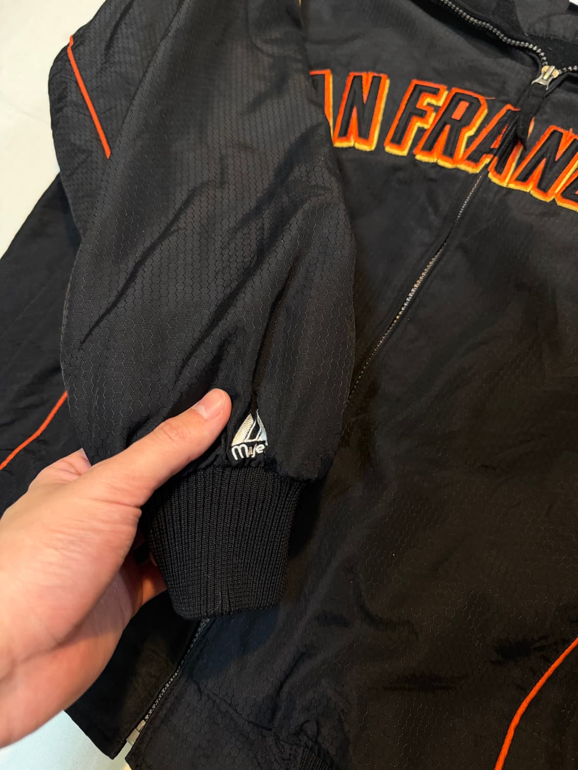 마제스틱 샌프란시스코 자이언츠 성조기 스타디움 자켓 상품이미지2