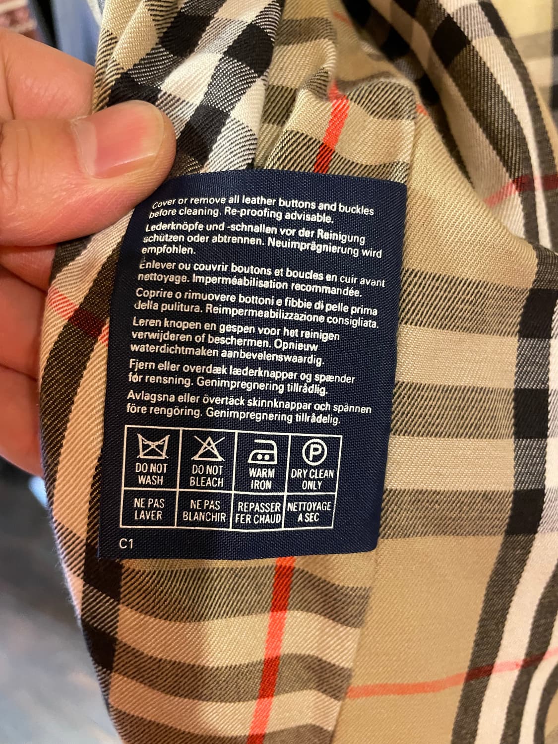 90s 버버리 트렌치코트 상품이미지9