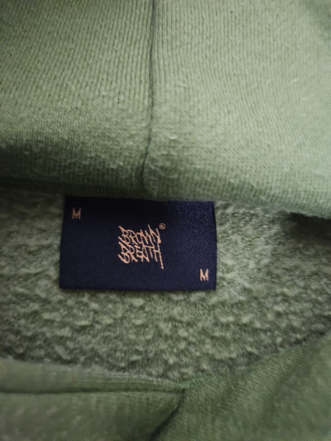 브라운브레스 연두색 후드티 상품이미지3