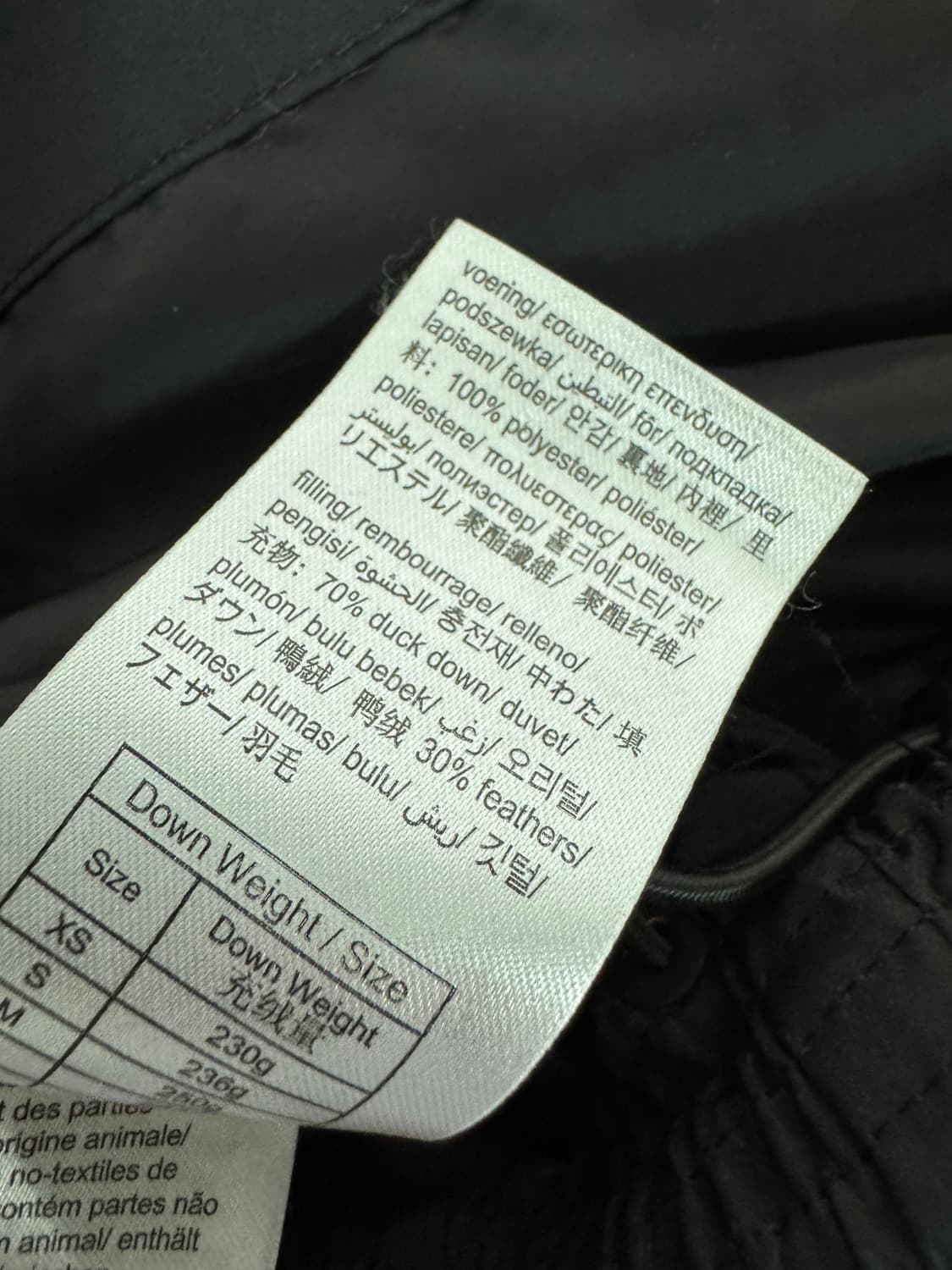 여성 캘빈클라인 진스 CK 로고 덕 다운 숏 패딩 s 상품이미지4