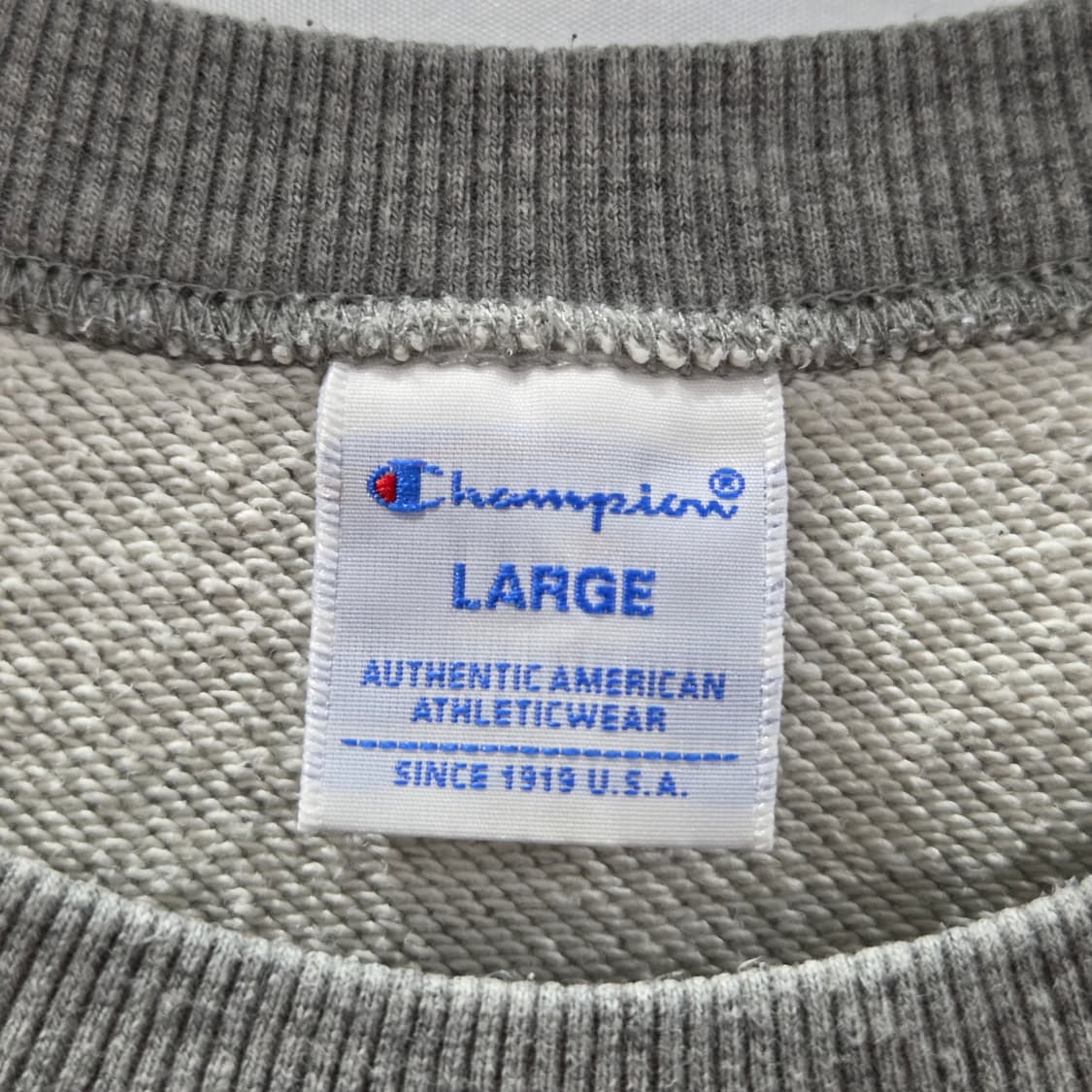 챔피온 우먼 스몰로고 자수 맨투맨 L 상품이미지3