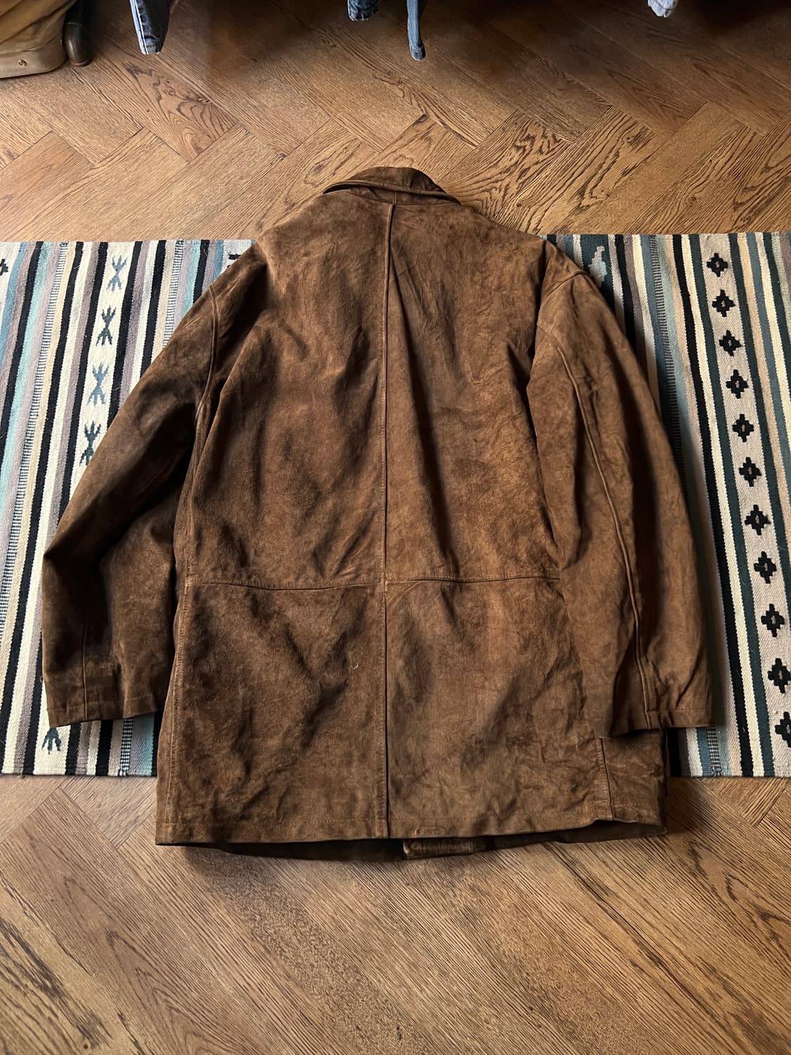 [L]폴로 랄프로렌 체크 라이닝 스웨이드 헌팅 자켓 상품이미지8