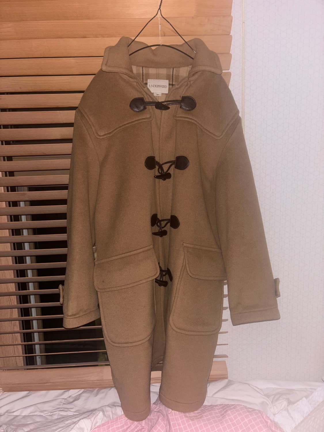 UNDERWOOD 캐시미어 혼방 더플 코트 상품이미지1