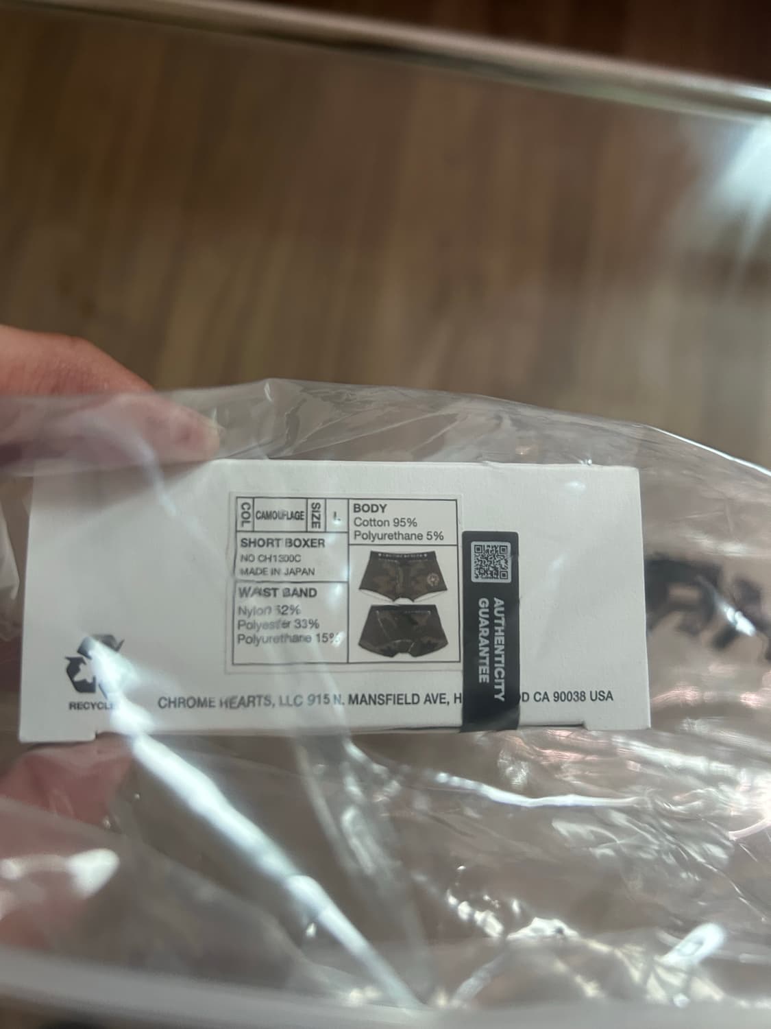 크롬하츠 박서 브리프 카모 L 상품이미지4