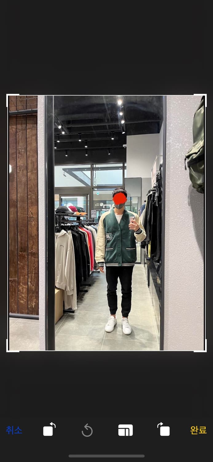 골스튜디오 스웻 가디건 (그린) L 상품이미지3