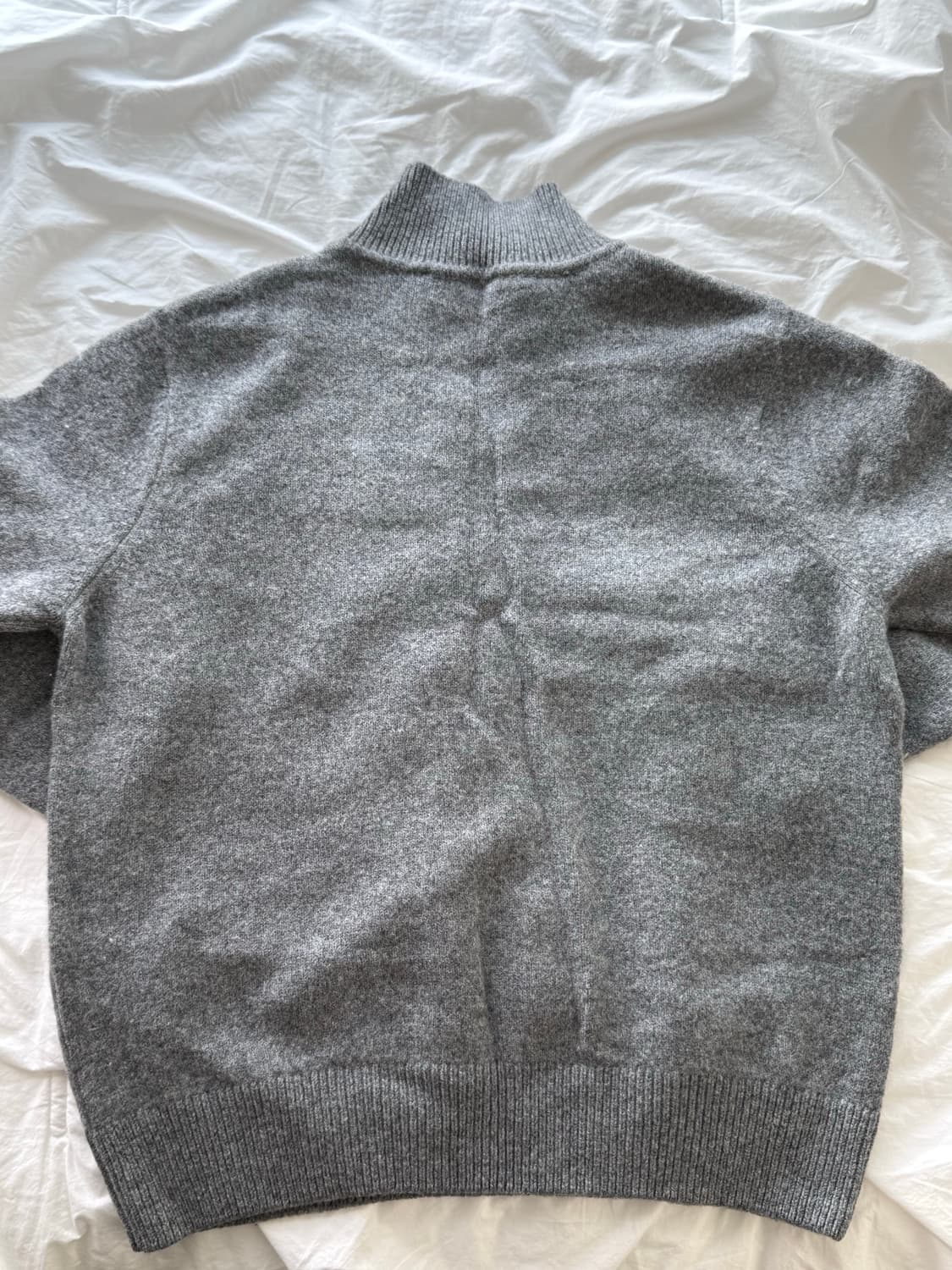 메종키츠네 폭스헤드 니트 그레이 M 상품이미지3