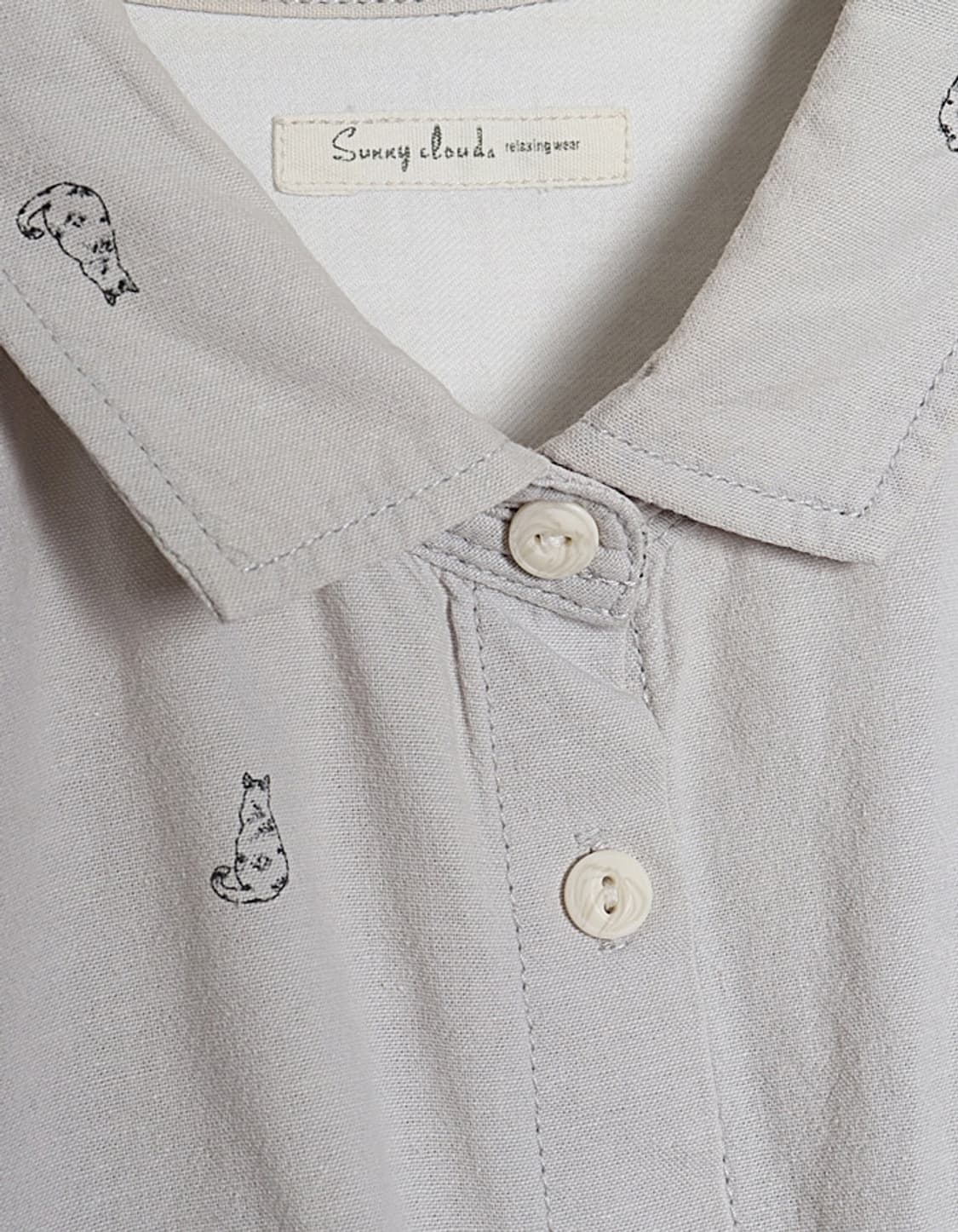 Sunny clouds Pattern Shirts 상품이미지3
