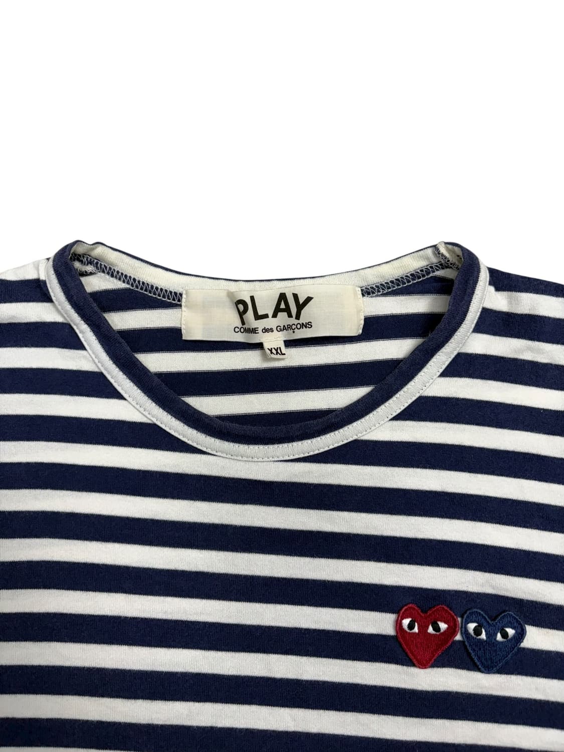 꼼데가르송 스트라이프 긴팔티 상품이미지2