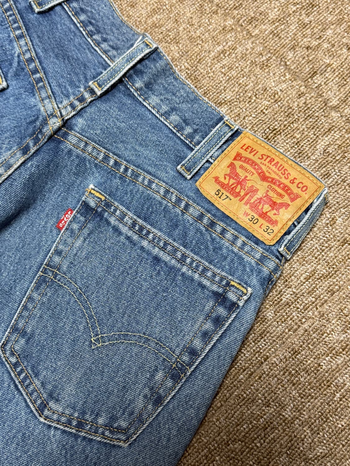 리바이스517 빈티지 플레어 데님 부츠컷 청바지 30x32 팝니다 상품이미지1