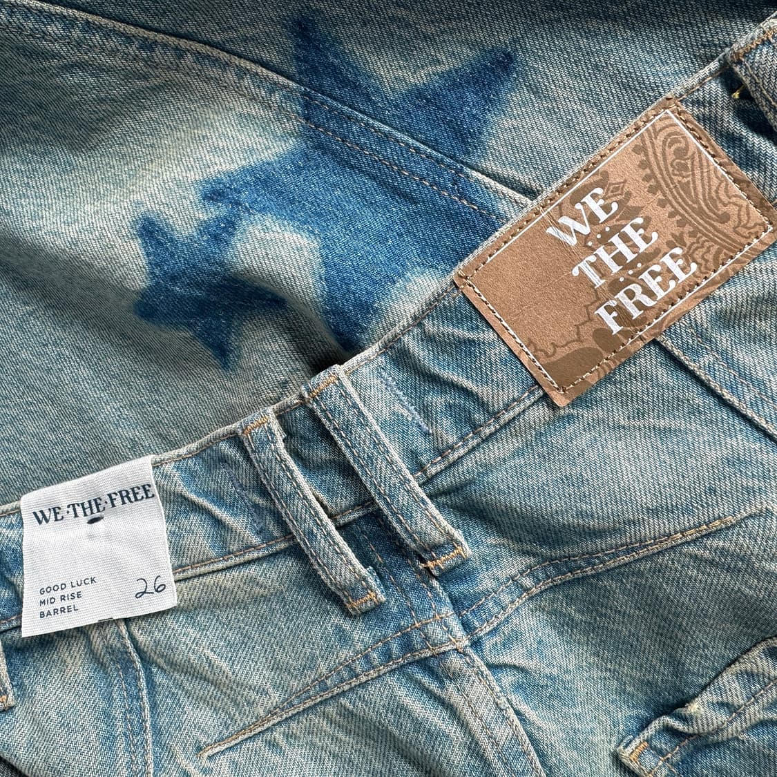 프리피플 위더프리 스타 워싱 데님 팬츠 (26) 상품이미지9