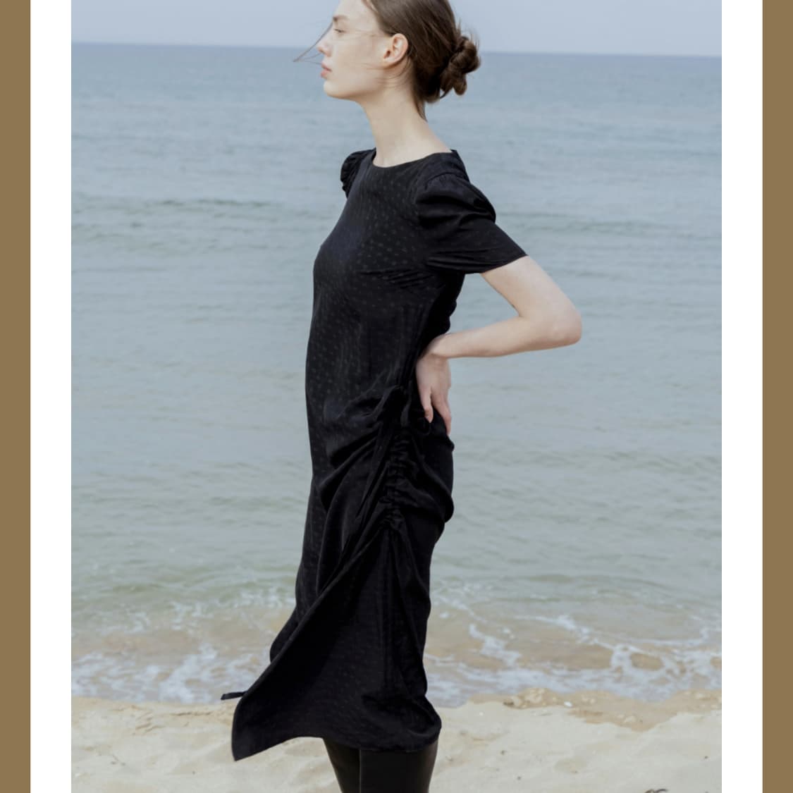 유에르(YUERE) 볼륨원피스 55 새상품 상품이미지1